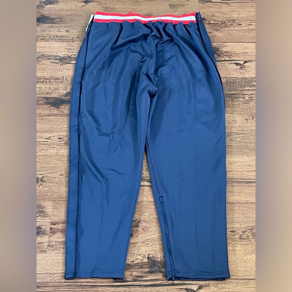 Nike NBA Team Issued Houston Rockets Tear Away Pants Blue Red mens XL & 3XL-Tall - Picture 15 of 16